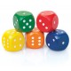 Coloured Dice (Pack of 5)